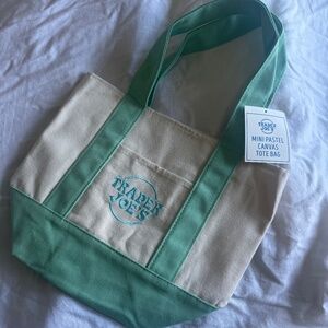 🆕💚 Trader Joes Mini Tote Green